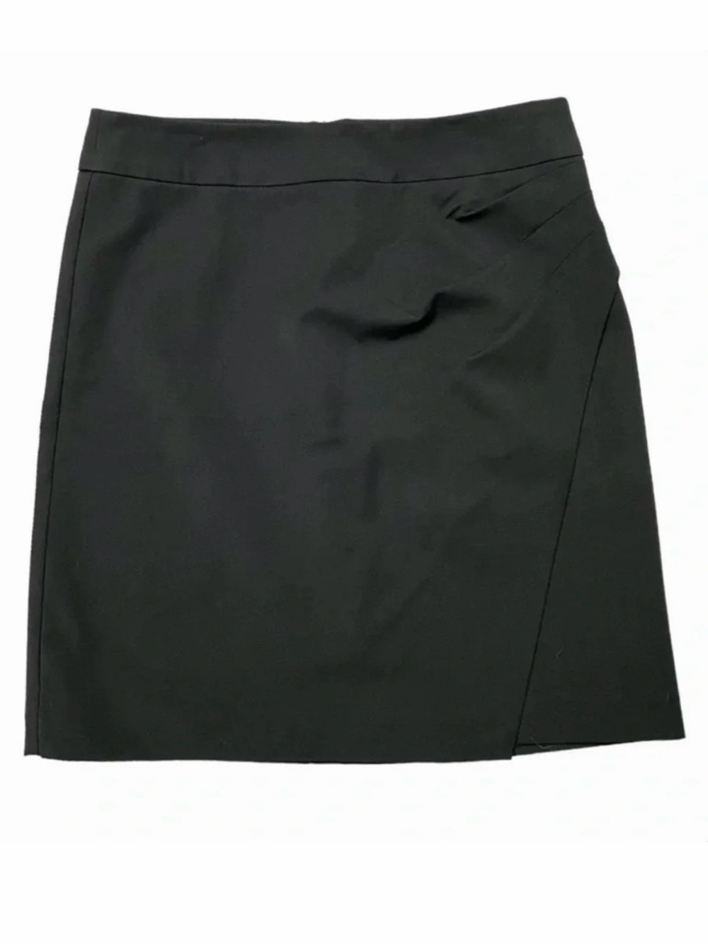 Trina Turk Black Pencil Skirt Size 2 Career Office Side Slit Lined